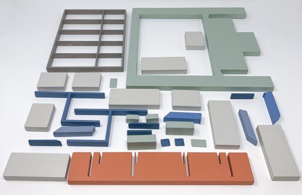 Zsofia Schweger - Form Becoming Feeling #2 (Two Chairs), after Frank Lloyd Wright engagement with Froebel’s Kindergarten Gifts - view (3)