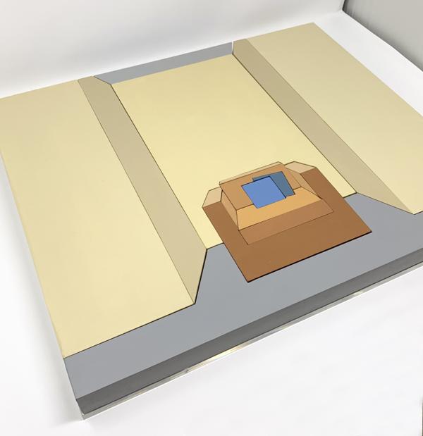 Zsofia Schweger - Form Becoming Feeling #3 (Armchair), after Frank Lloyd Wright engagement with Froebel’s Kindergarten Gifts - view (1)