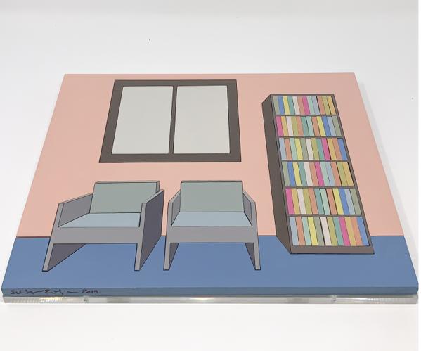 Zsofia Schweger - Form Becoming Feeling #4 (Bookshelf), after Frank Lloyd Wright engagement with Froebel’s Kindergarten Gifts - view (1)