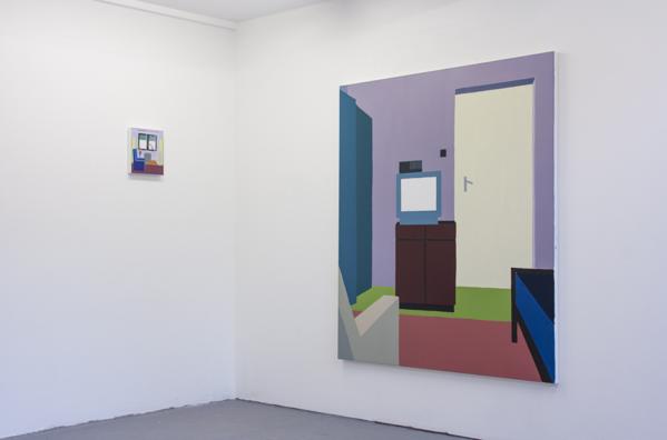 Zsofia Schweger - Sandorfalva, Hungary #9, Sandorfalva, Hungary #5, installation view, Slade Degree Show, London, 2015